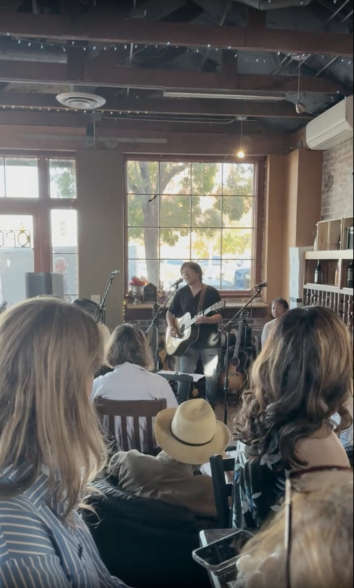 Peter N. Knight performing at Swirl on the Square